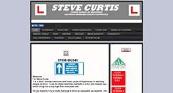 Desktop Screenshot of curtisschoolofmotoring.co.uk